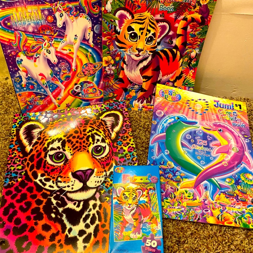 Lisa Frank Coloring Book Bundle